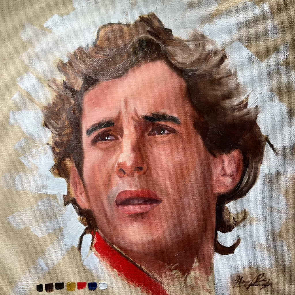 Abstract background painting